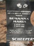 SCHEEPERS Susanna Maria 1959-2008