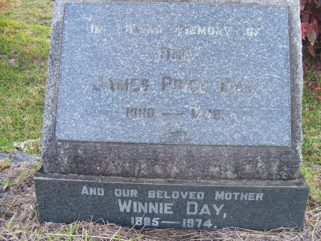 DAY James Price 1880-1948 & Winnie 1885-1974