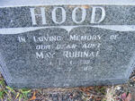 HOOD May Rubinal 1912-1988