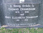 CRANKSHAW Thomas 1878-1948 & Mary Elizabeth 1881-1959