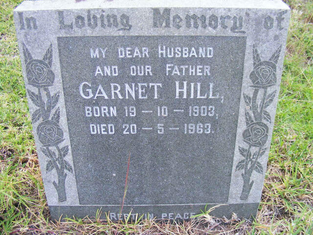 HILL Garnet 1903-1963