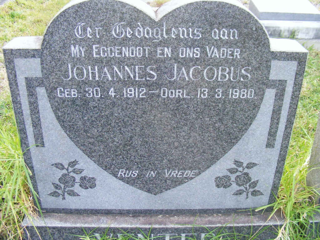 VENTER Johannes Jacobus 1912-1980