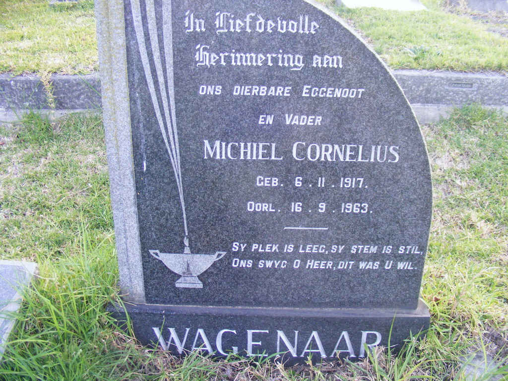 WAGENAAR Michiel Cornelius 1917-1963