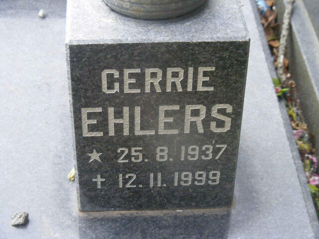 EHLERS Gerrie 1937-1999