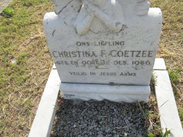 COETZEE Christina F. -1946