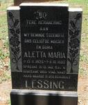LESSING Aletta Maria 1925-1980