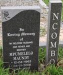 NCOMBO Mpumelelo Maundy 1963-2008