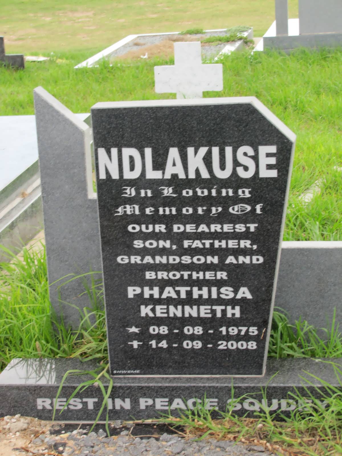 NDLAKUSE Phathisa Kenneth 1975-2008