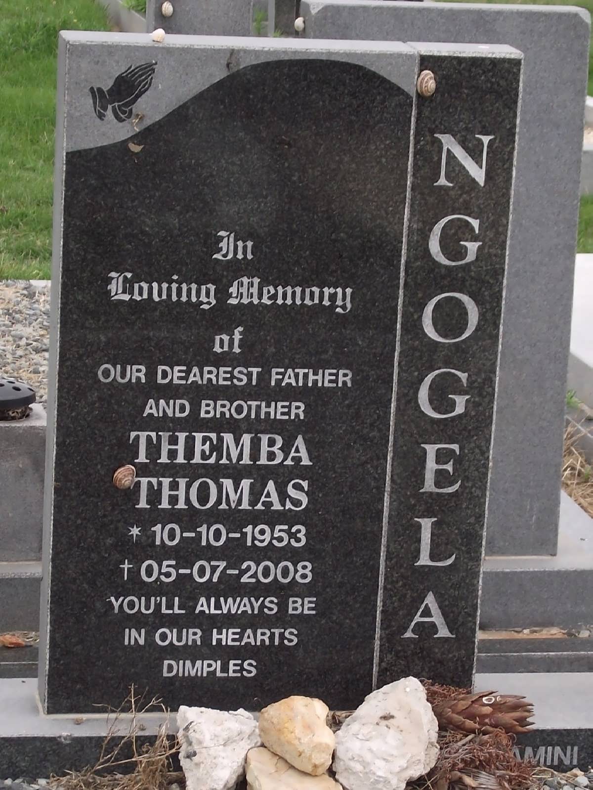 NGOGELA Themba Thomas 1953-2008