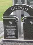 NGOQO Nomhle Victoria 1945-2007