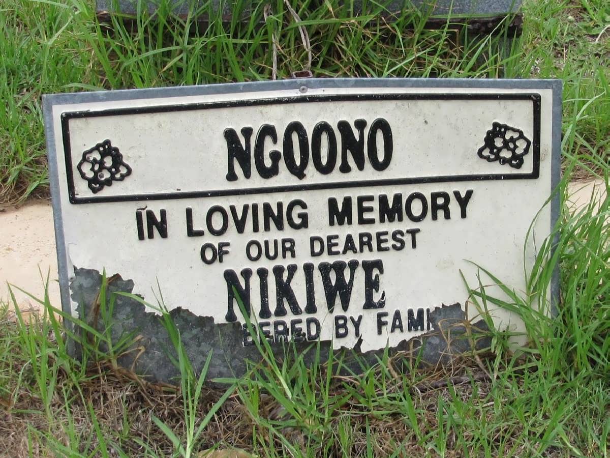 NGQONO Nikiwe 1963-2004