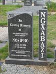 NGXABAZI Nosipho 1968-2007