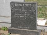NIEMANDT Ellva 1946-1981