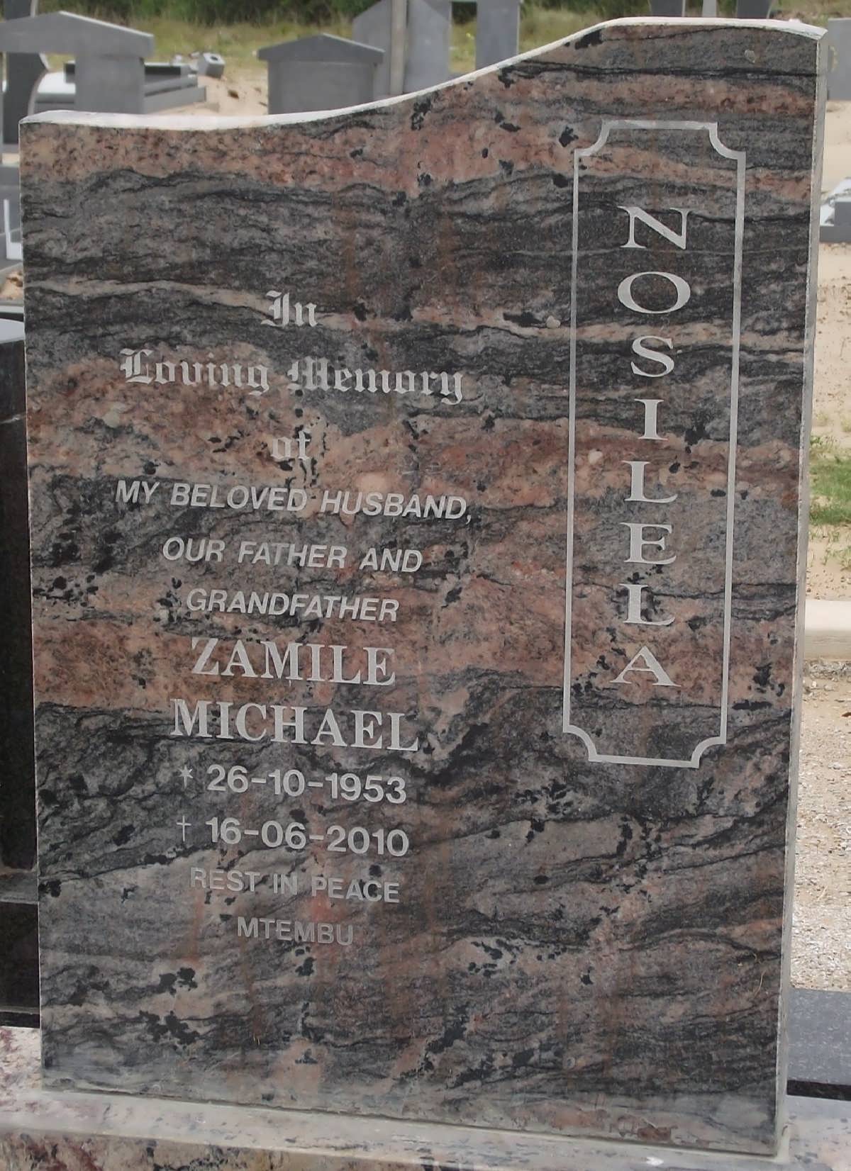 NOSILELA Zamile Michael 1953-2010