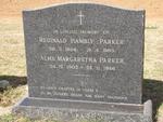PARKER Reginald Hambly 1894-1965 & Alma Margaretha 1902-1986