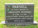 PARNELL Geraldine Winifred 1914-1997