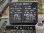 PEREIRA Luis 1909-1980 & Maria Da Conceiqao 1910-1992