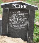 PETER Fezeka Shane 1964-2010
