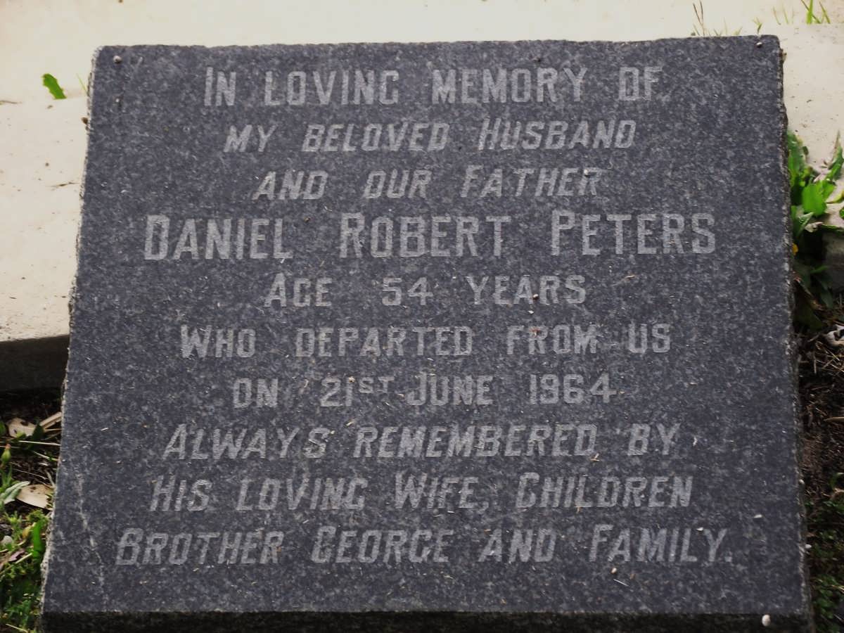 PETERS Daniel Robert -1964