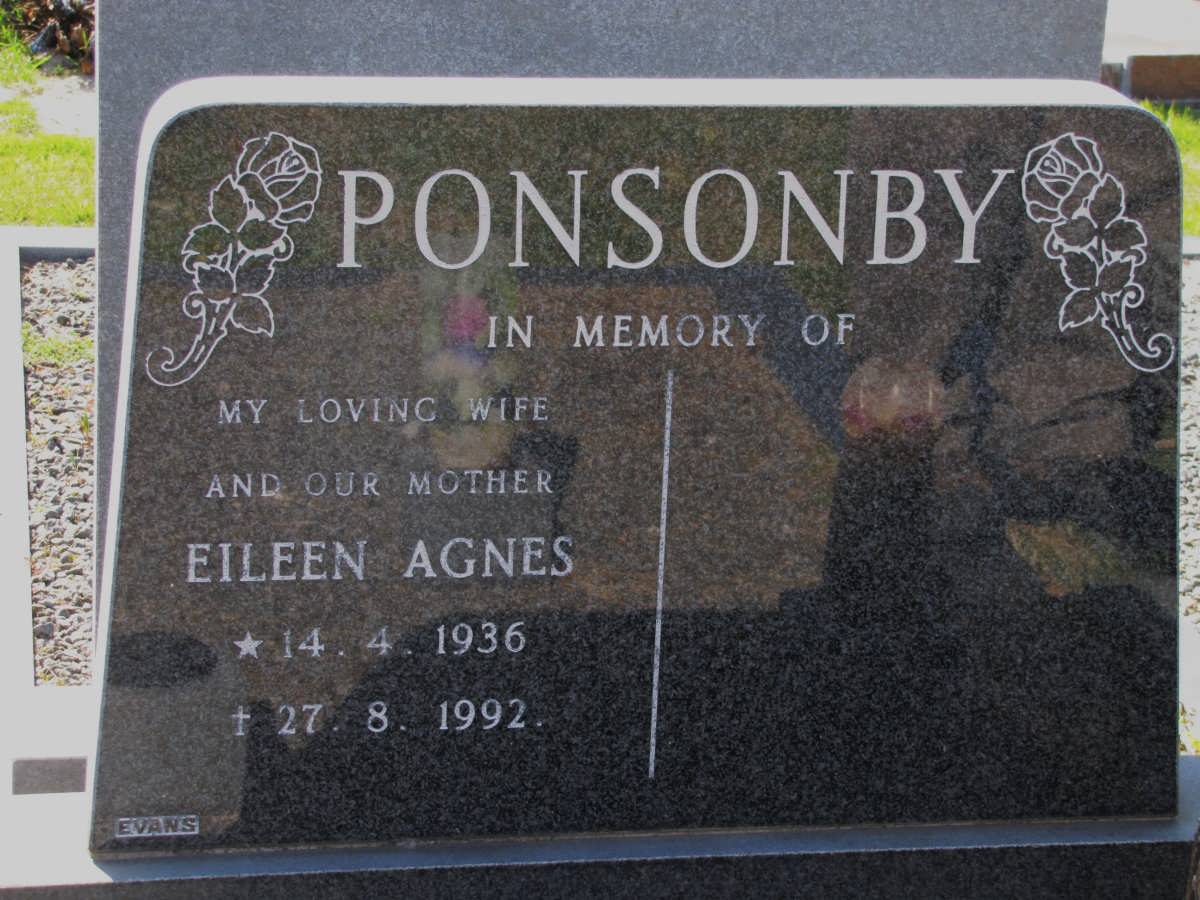 PONSONBY Eileen Agnes 1936-1992