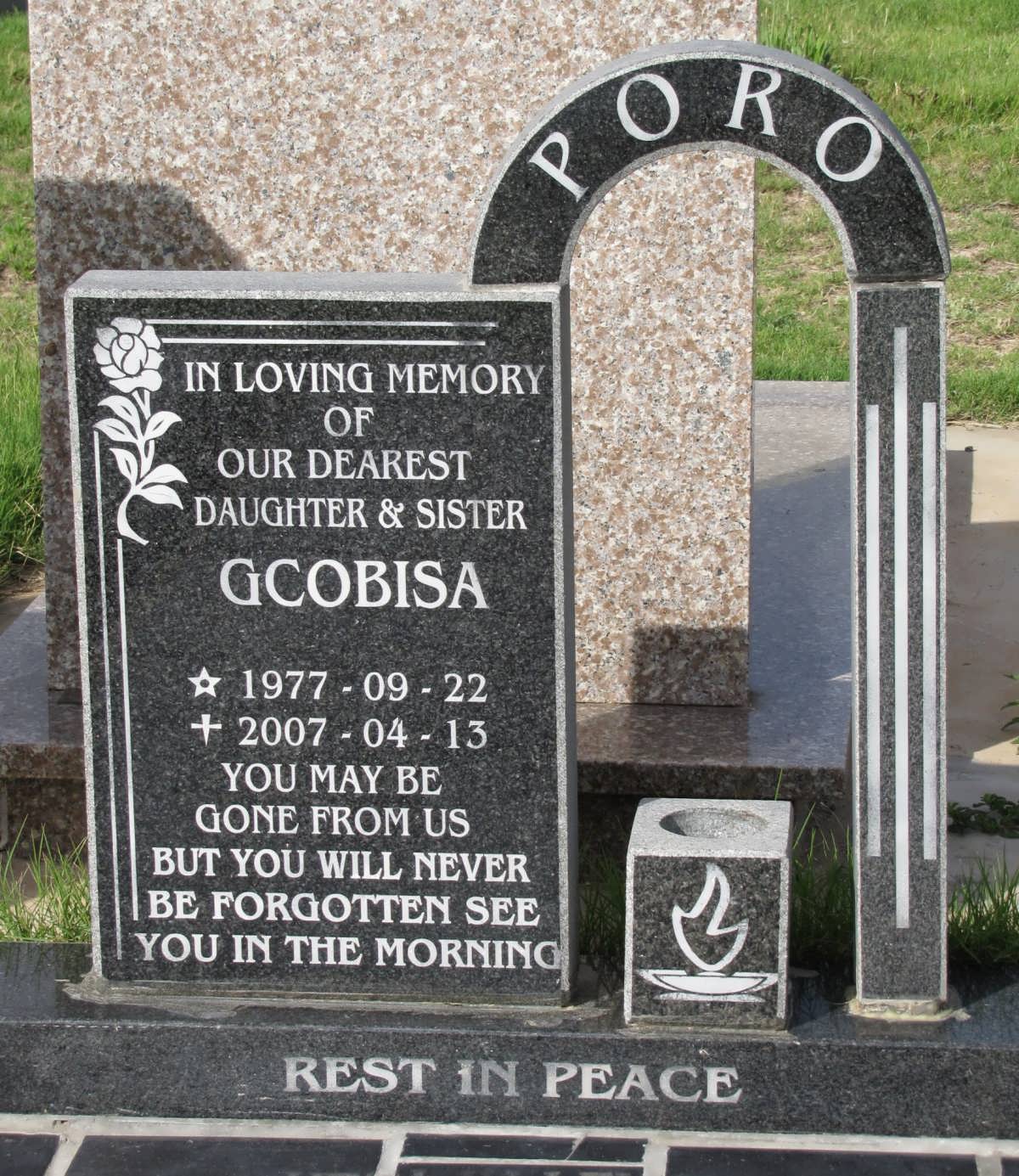 PORO Gcobisa 1977-2007