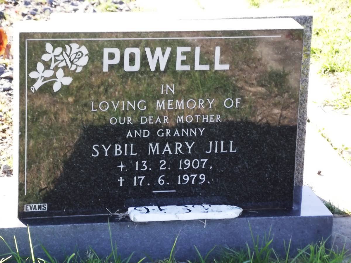 POWELL Sybil Mary Jill 1907-1979