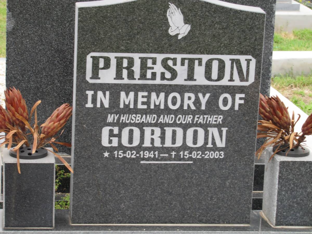 PRESTON Gordon 1941-2003