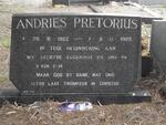 PRETORIUS Andries 1922-1988