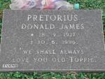PRETORIUS Donald James 1927-1996