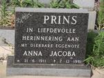 PRINS Anna Jacoba 1911-1981