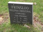 PRINSLOO Helena Christina nee PERSEN 1921-1996