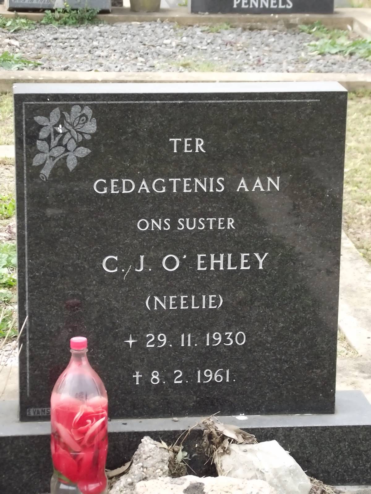 O'EHLEY C.J. 1930-1961