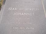 O'NEIL Izak Dederich Johannes 1933-2001