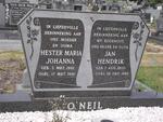 O'NEILL Jan Hendrik 1900-1983 & Hester Maria Johanna 1901-1991