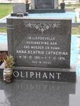 OLIPHANT Anna Beatrix Catherina 1901-1976