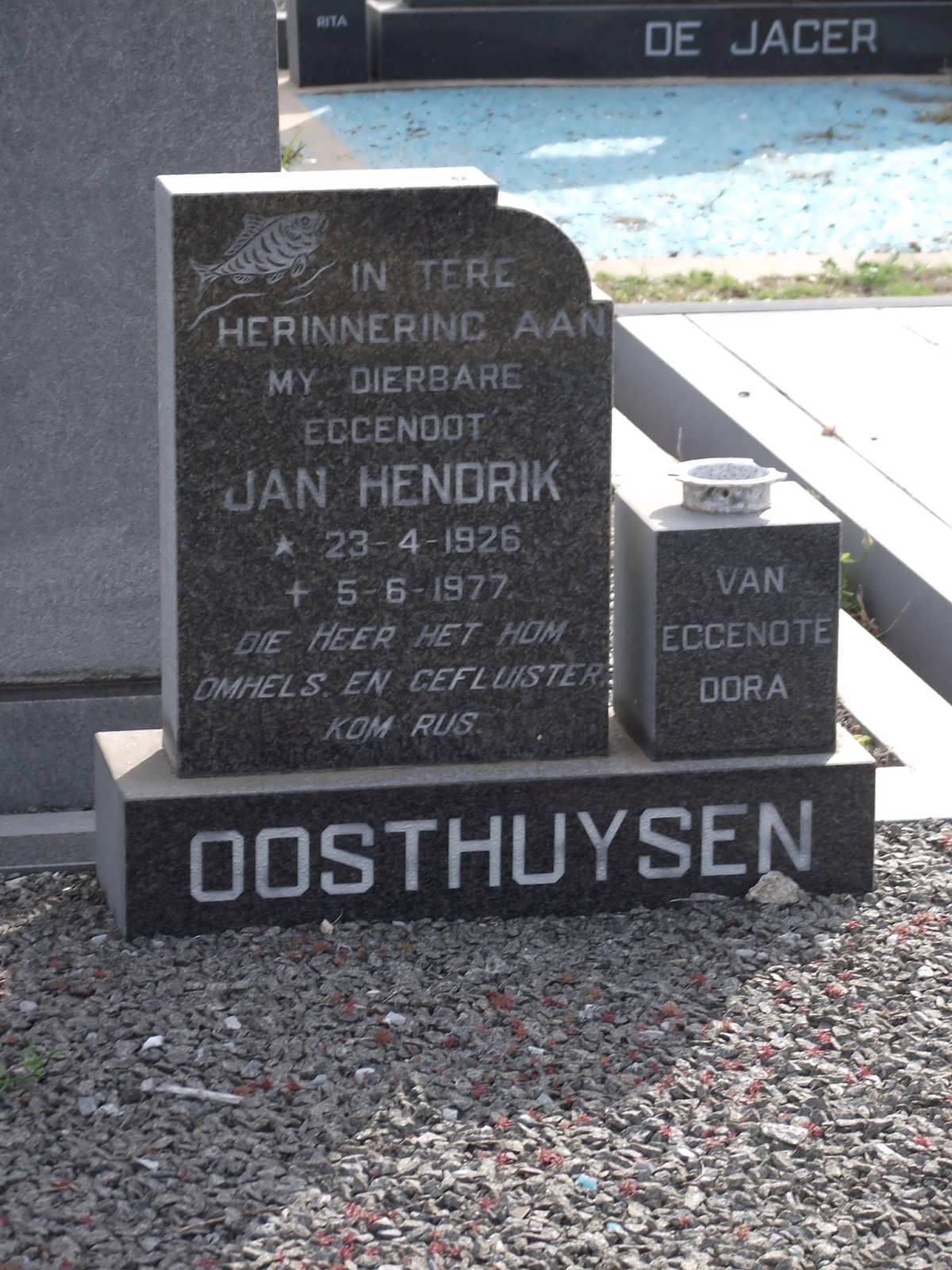 OOSTHUYSEN Jan Hendrik 1926-1977