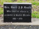 RAATH David J.P. 1912-1976
