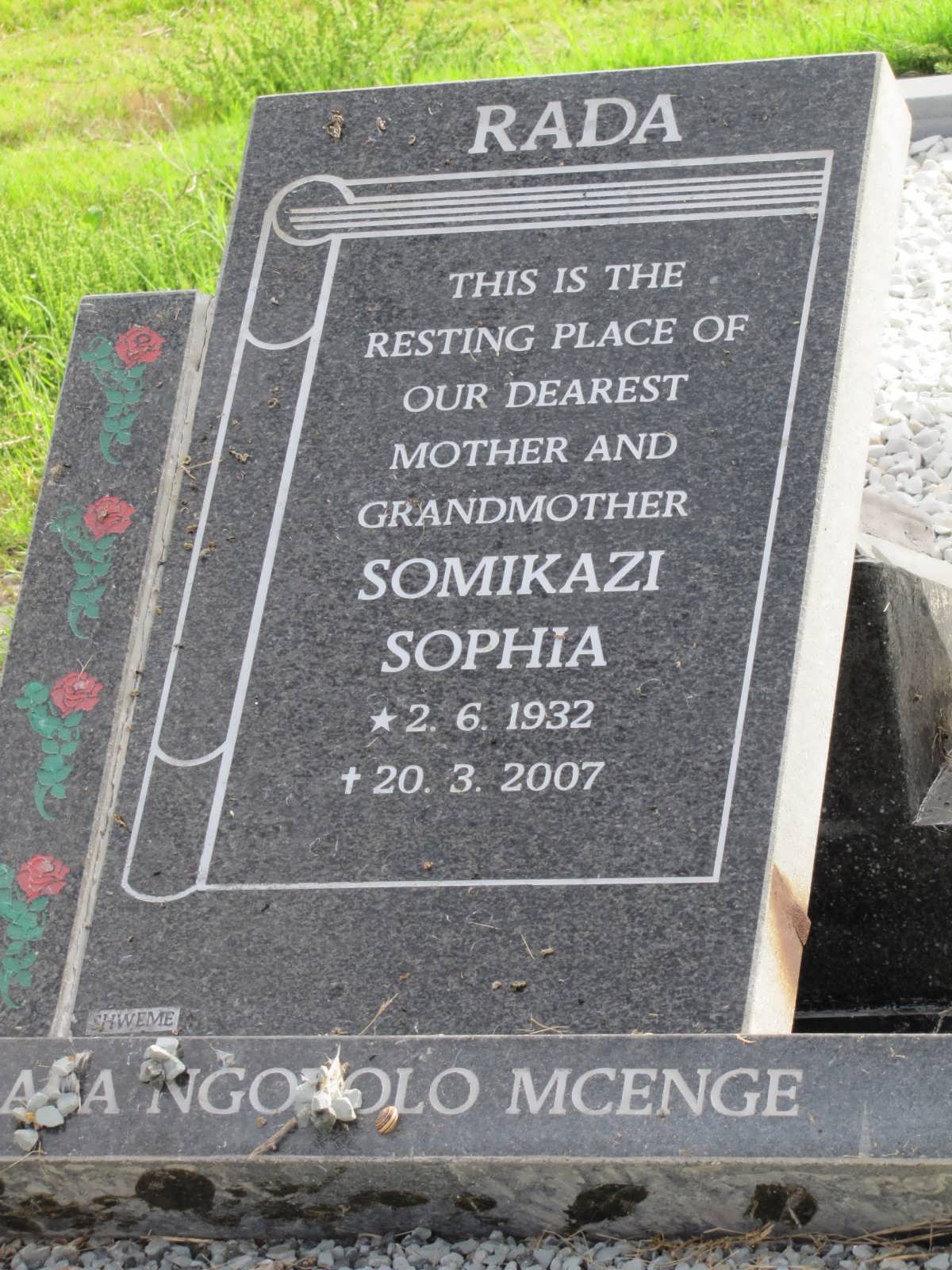 RADA Somikazi Sophia 1932-2007