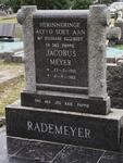 RADEMEYER Jacobus Meyer 1901-1962