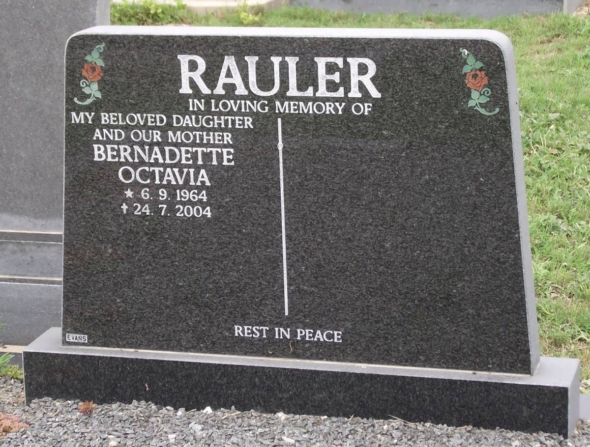 RAULER Bernadette Octavia 1964-2004