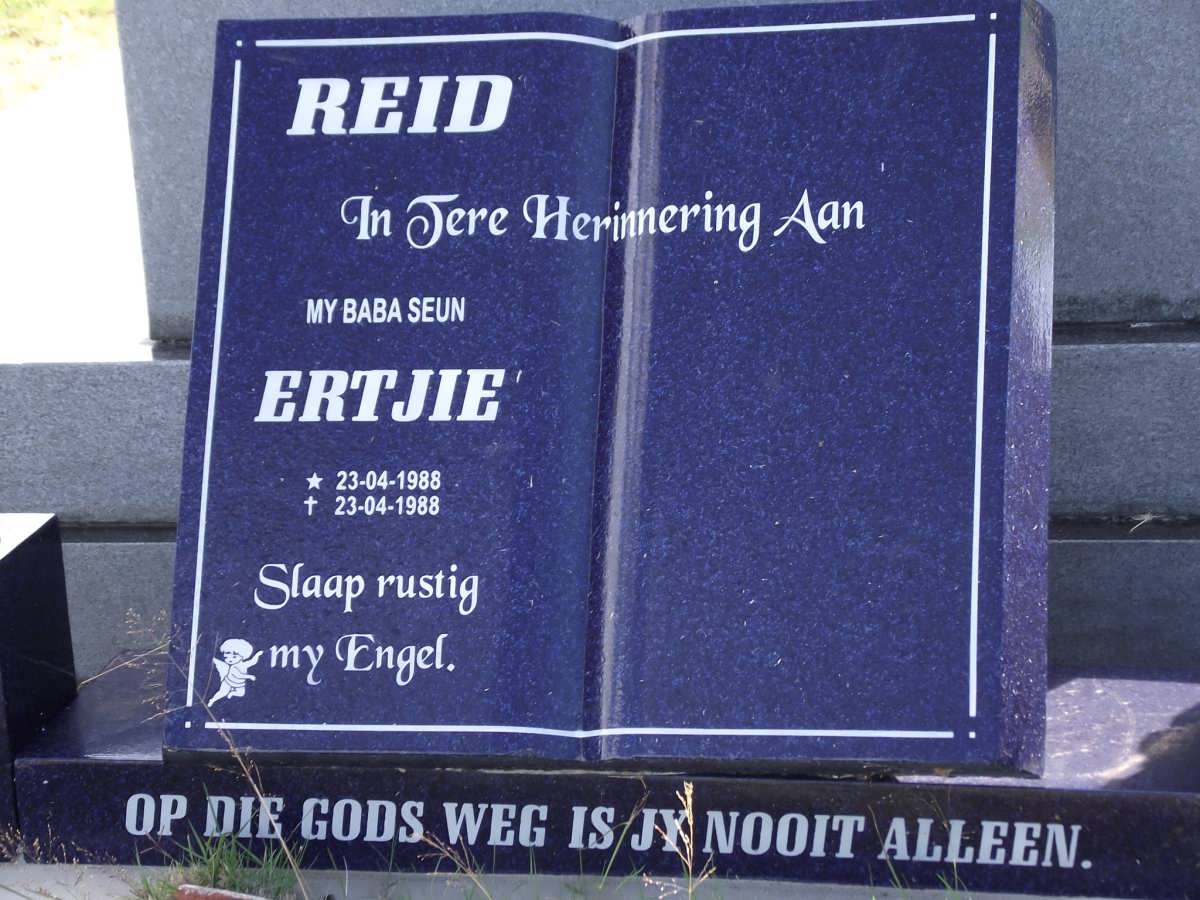 REID Ertjie 1988-1988