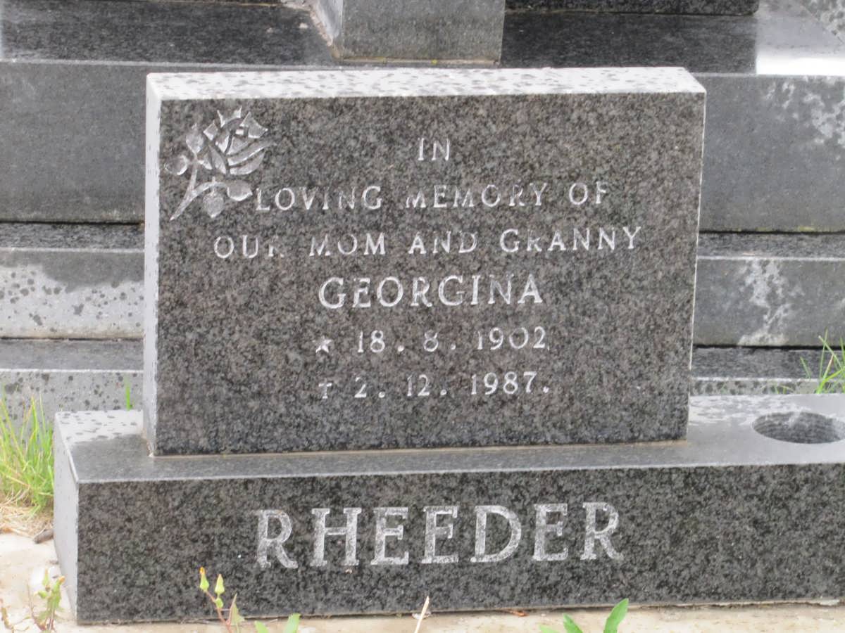 RHEEDER Georgina 1902-1987