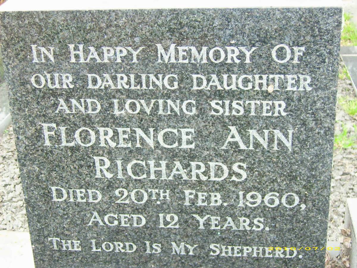 RICHARDS Florence Ann -1960