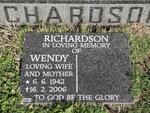 RICHARDSON Wendy 1942-2006