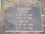 ROBERTS Gavin 1988-1988 :: ROBERTS Brian 1989-1989