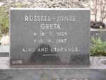 RUSSELL-JONES Greta 1926-1987