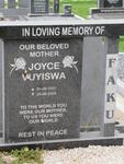 FAKU Vuyiswa Joyce 1950-2008