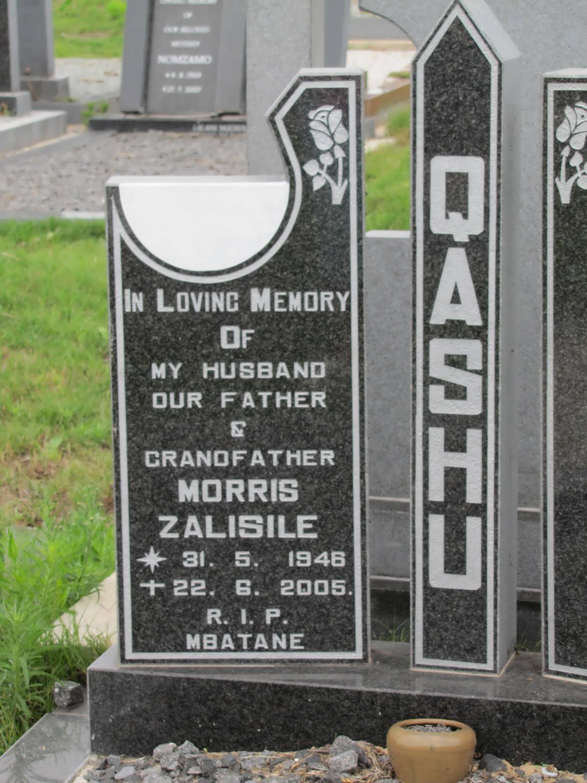 QASHU Morris Zalisile 1946-2005