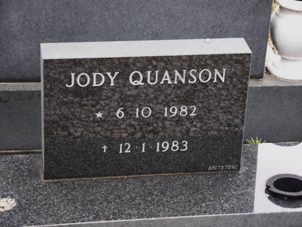 QUANSON Jody 1982-1983