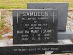 SAMUELS Martha Mary 1889-1971